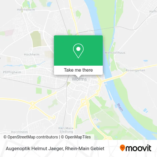 Карта Augenoptik Helmut Jaeger