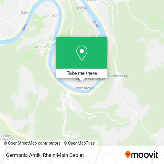 Карта Germania Antik