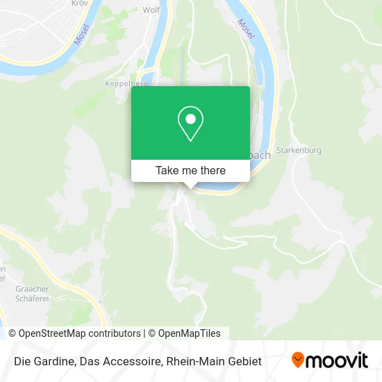 Карта Die Gardine, Das Accessoire