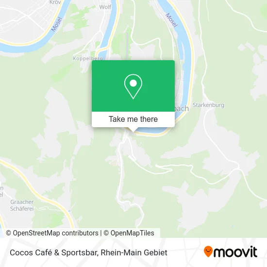Карта Cocos Café & Sportsbar
