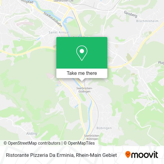 Карта Ristorante Pizzeria Da Erminia