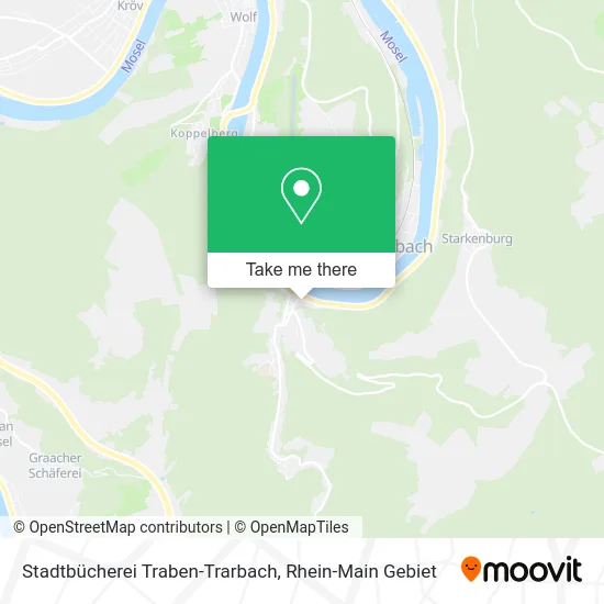 Карта Stadtbücherei Traben-Trarbach