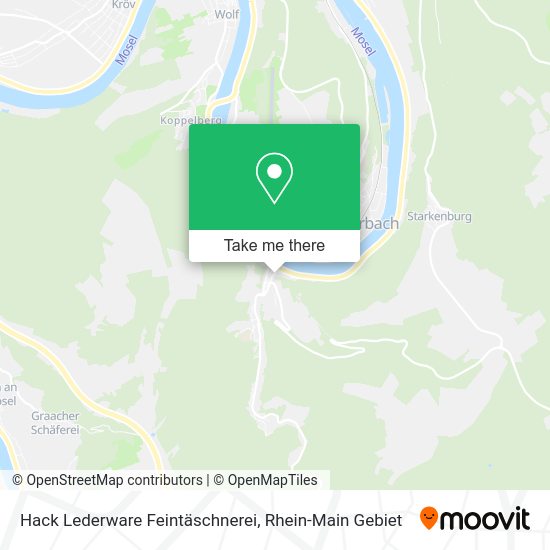 Hack Lederware Feintäschnerei map