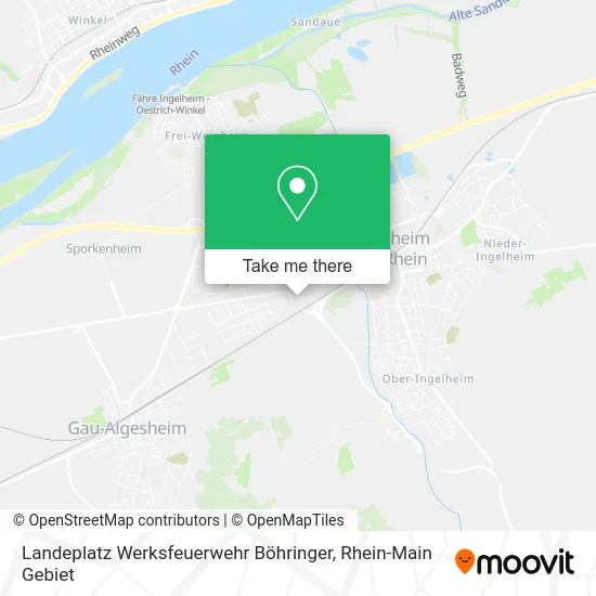 Карта Landeplatz Werksfeuerwehr Böhringer