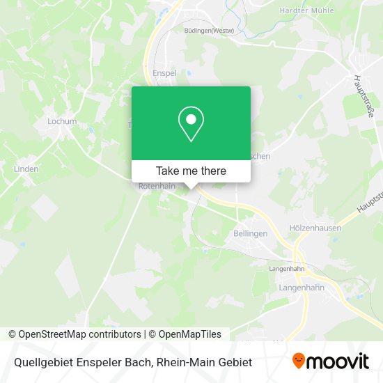 Карта Quellgebiet Enspeler Bach