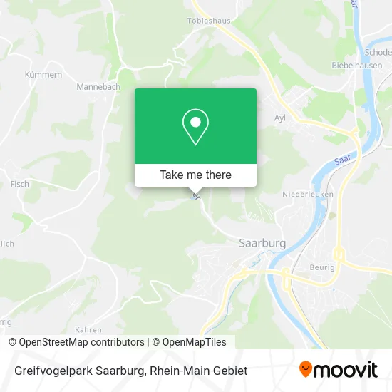 Карта Greifvogelpark Saarburg