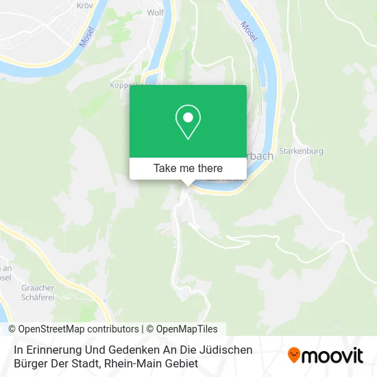 Карта In Erinnerung Und Gedenken An Die Jüdischen Bürger Der Stadt