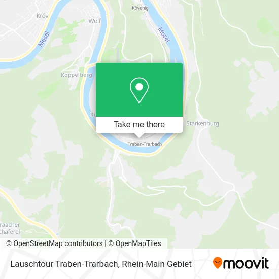 Карта Lauschtour Traben-Trarbach