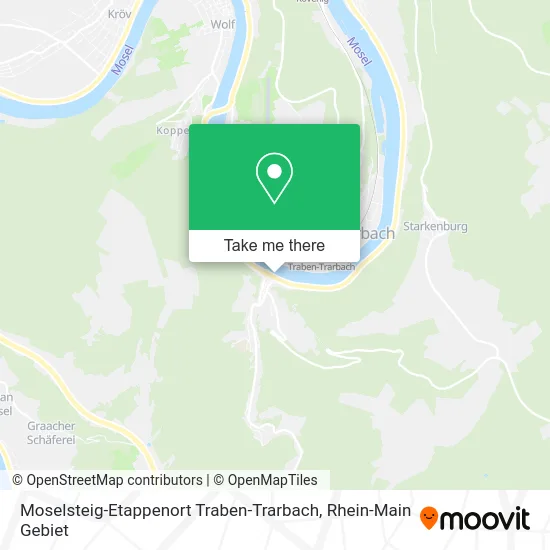 Карта Moselsteig-Etappenort Traben-Trarbach