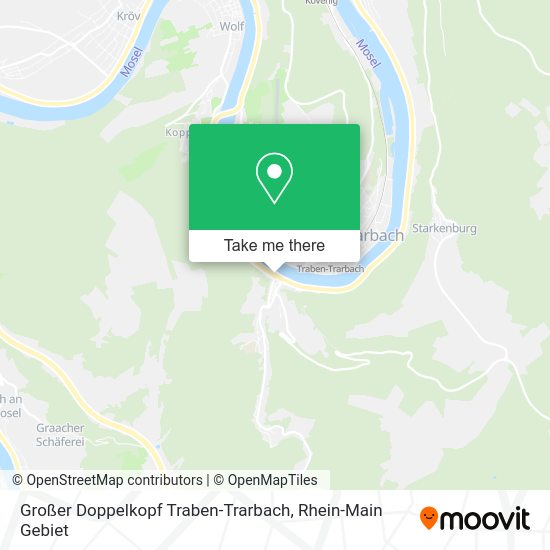 Карта Großer Doppelkopf Traben-Trarbach