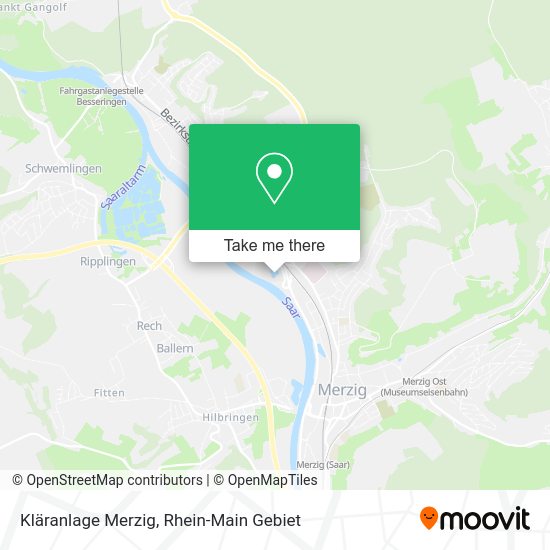 Карта Kläranlage Merzig