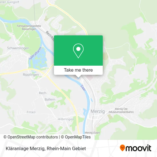 Kläranlage Merzig map