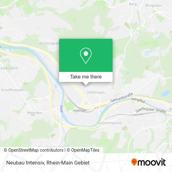 Neubau Intensiv map