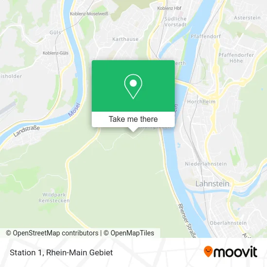 Station 1 map