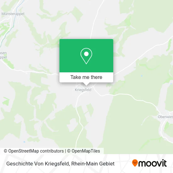 Карта Geschichte Von Kriegsfeld