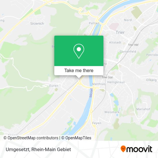 Карта Umgesetzt