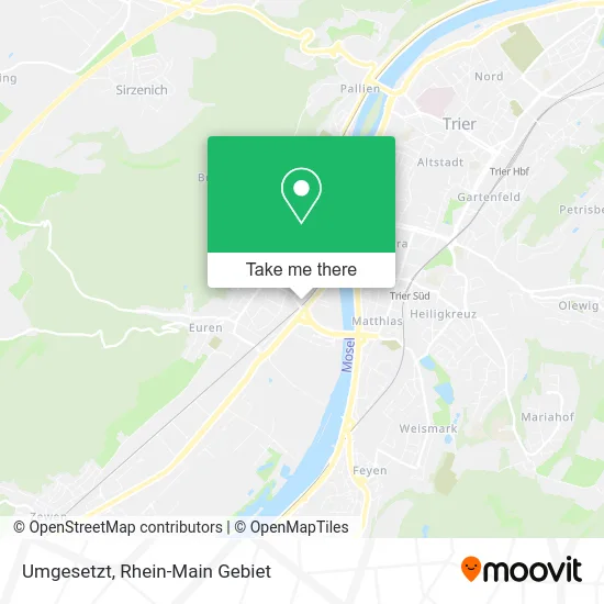 Карта Umgesetzt