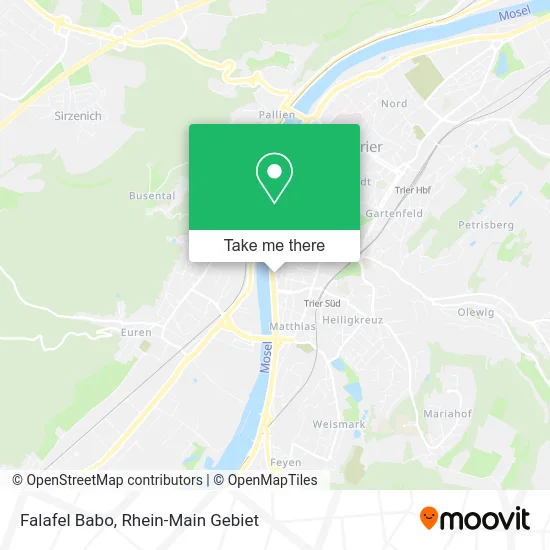 Карта Falafel Babo