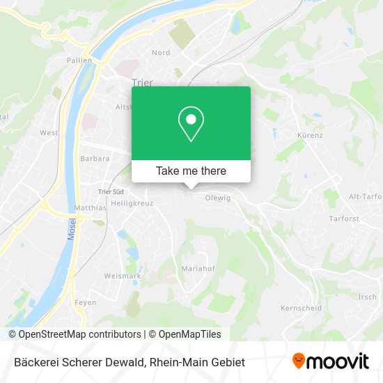 Карта Bäckerei Scherer Dewald