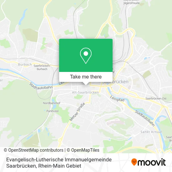 Карта Evangelisch-Lutherische Immanuelgemeinde Saarbrücken