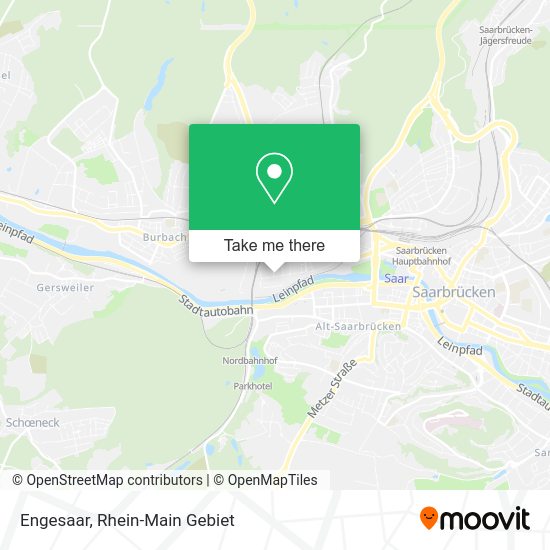 Карта Engesaar
