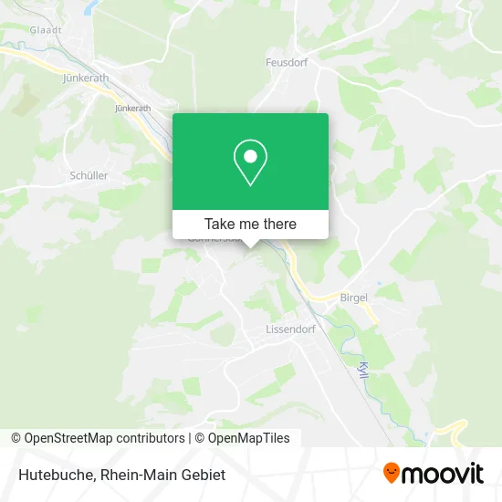 Карта Hutebuche