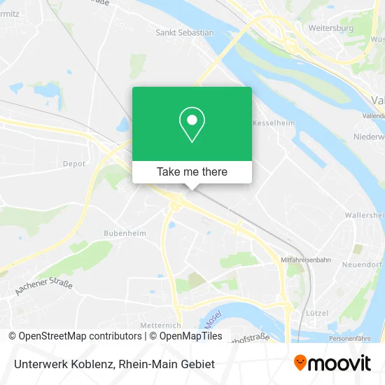 Карта Unterwerk Koblenz
