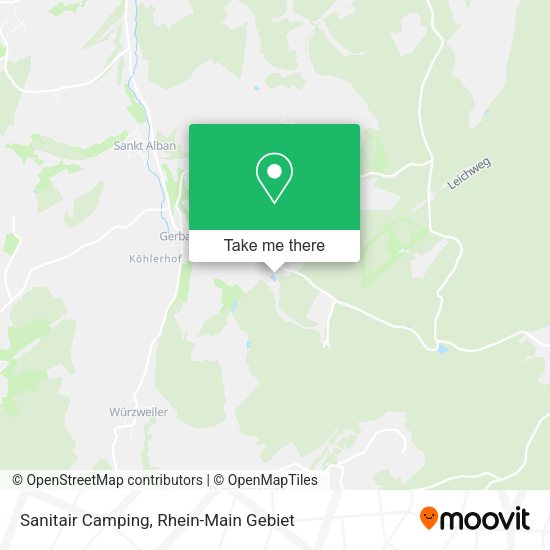 Карта Sanitair Camping