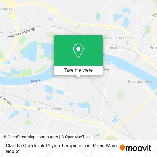 Карта Claudia Oberfrank Physiotherapiepraxis