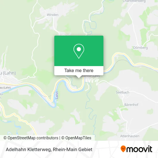 Карта Adelhahn Kletterweg
