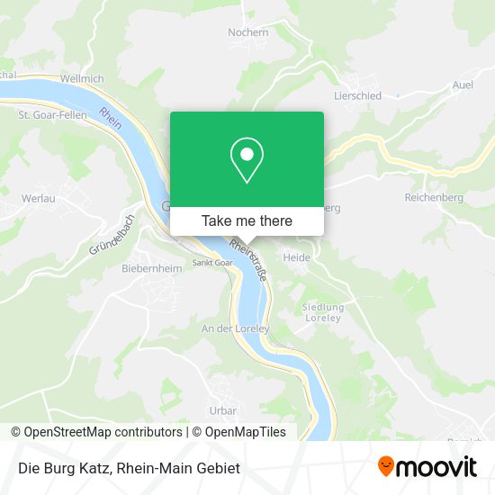 Карта Die Burg Katz