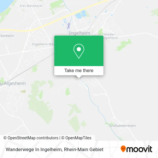 Карта Wanderwege In Ingelheim