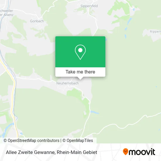 Карта Allee Zweite Gewanne
