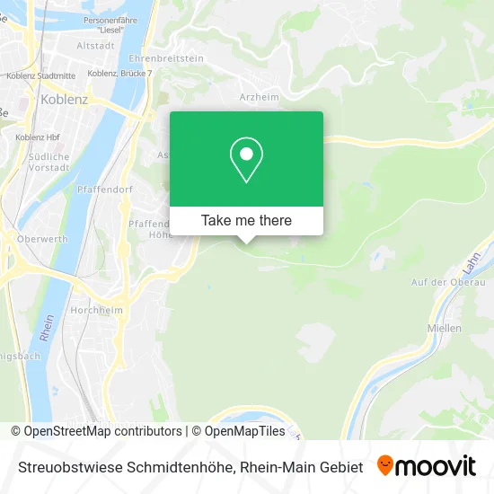 Карта Streuobstwiese Schmidtenhöhe