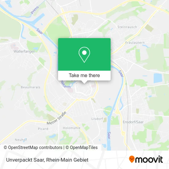 Карта Unverpackt Saar