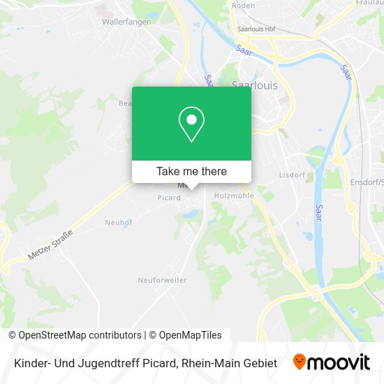 Карта Kinder- Und Jugendtreff Picard
