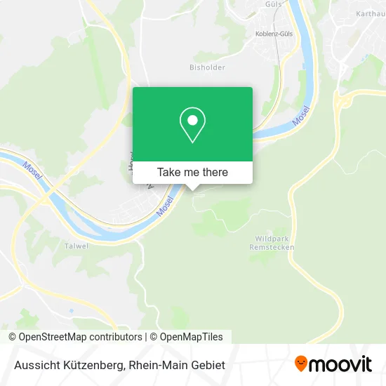 Карта Aussicht Kützenberg