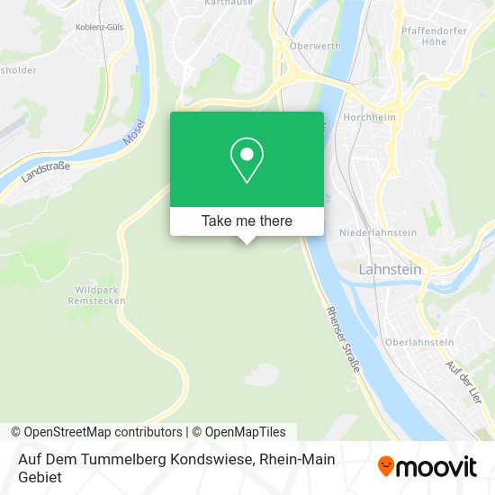 Карта Auf Dem Tummelberg Kondswiese