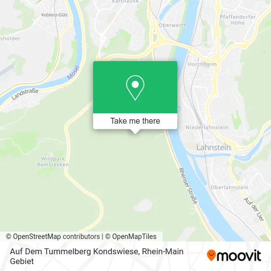 Карта Auf Dem Tummelberg Kondswiese