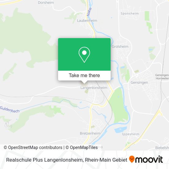 Карта Realschule Plus Langenlonsheim