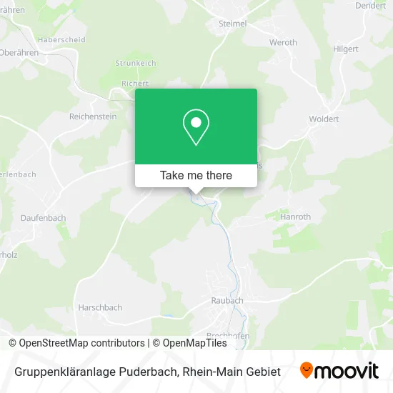 Карта Gruppenkläranlage Puderbach