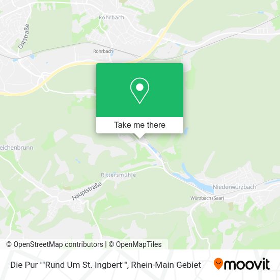 Карта Die Pur ""Rund Um St. Ingbert""