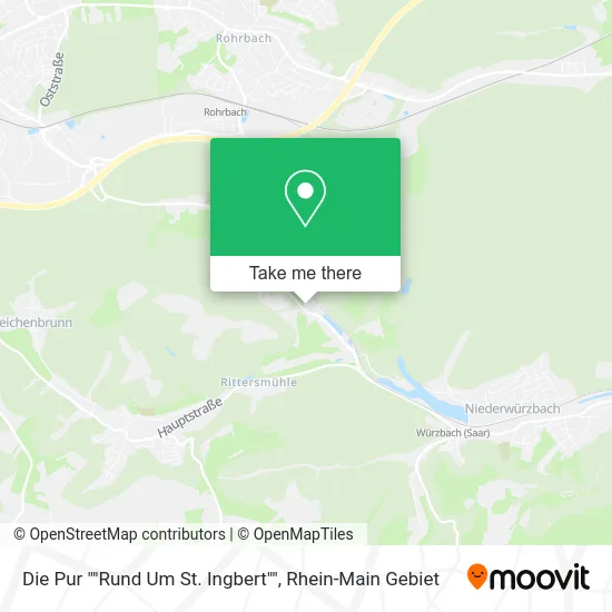 Карта Die Pur ""Rund Um St. Ingbert""