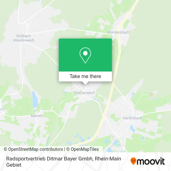 Карта Radsportvertrieb Ditmar Bayer Gmbh