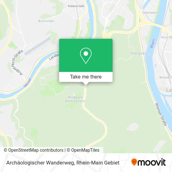 Карта Archäologischer Wanderweg