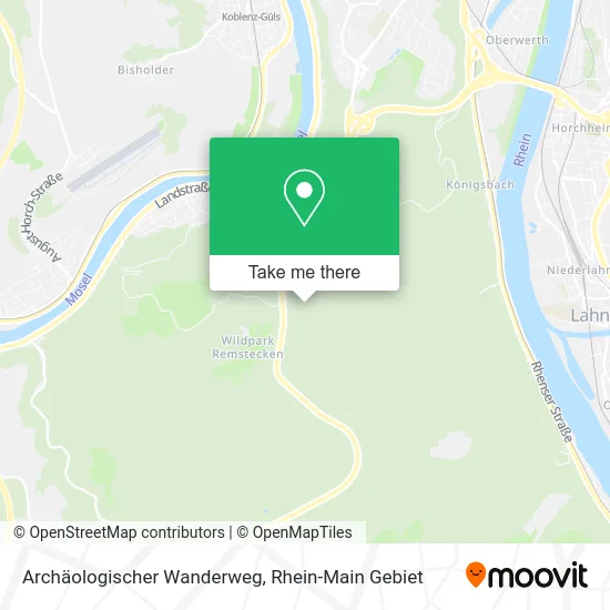 Карта Archäologischer Wanderweg