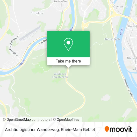 Карта Archäologischer Wanderweg