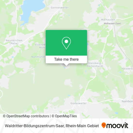 Карта Waldritter-Bildungszentrum-Saar