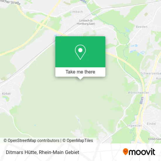 Карта Ditmars Hütte
