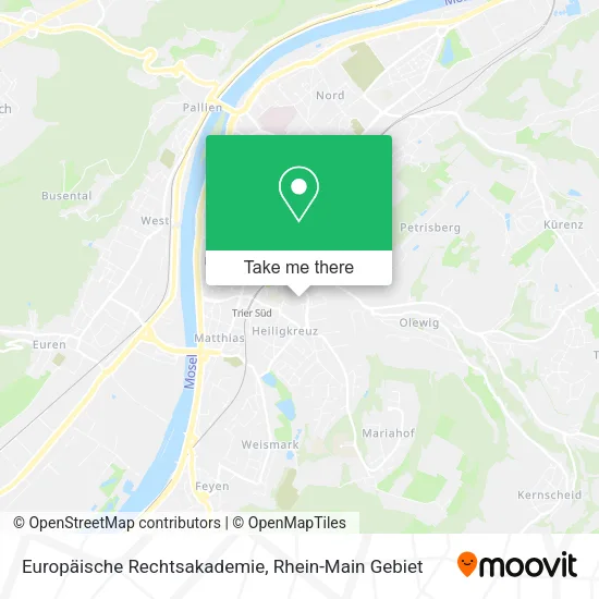 Карта Europäische Rechtsakademie